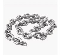 Цепь ARNO INDUSTRIES короткозвенная 4 мм 1 шт. для крепления и подвеса грузов DIN 766. оцинкованная AFN100400033G98