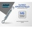 Талреп крюк ARNO INDUSTRIES М6 5 шт кольцо для натяжения тросов и цепей оцинкованный AFJ300600030198 2