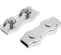 Соединитель троса ARNO INDUSTRIES 2 мм двойной DUPLEX 20 шт для сращивания и соединения тросов оцинкованная сталь AF1900200033G98