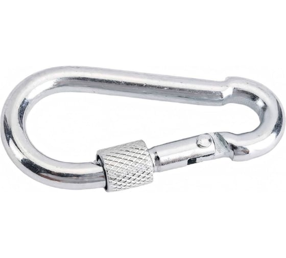 Карабин ARNO INDUSTRIES 7 мм 5 шт.. с фиксатором для быстрого соединения и фиксации тросов и цепей DIN 5299D оцинкованный AF5500700033098