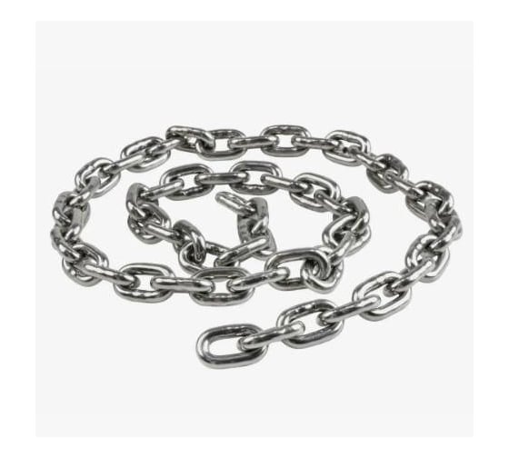 Цепь нержавеющая Беламос DIN766, 4x16мм, AISI304, длина 10м, C4x16x10