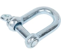 Скоба такелажная Стройметиз 6 прямая цинк (уп.45 шт) пакет 4090028