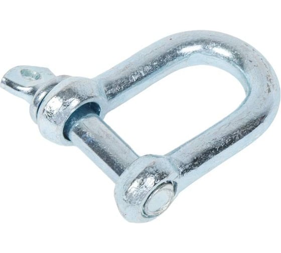 Скоба такелажная Стройметиз 12 прямая цинк (уп.6 шт) пакет 4090058