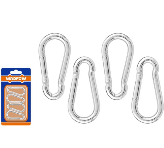 Набор карабинов WADFOW 50 мм, 4 шт 40 WQL2K02