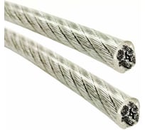 Трос стальной Крепстор 1/2мм в оплётке, 20 м 4665317065324