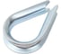 Коуш для стальных канатов СаМат Плюс 4мм (тип А) DIN 6899 (20 шт) KRP-5566 1