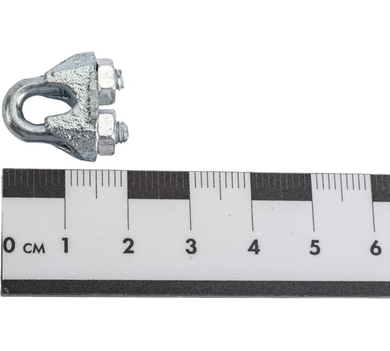 Канатный зажим КРЕП-КОМП DIN 741, М3, 10 шт. зк3мф
