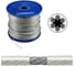 Трос стальной ЮпитерСталь в оплетке ПВХ DIN3055 5/6 мм, 100 м., ZJU02415 1