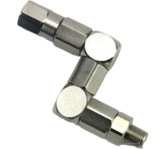 Вертлюг Z-образный с тремя плоскостями вращения PremJet (1/4(M) х 1/4(F) (500 bar), 1 шт.) KS1141