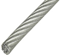 Стальной трос в ПВХ оплетке МЕТАЛЛСЕРВИС DIN 3055, 10/12, 100 м 1230959