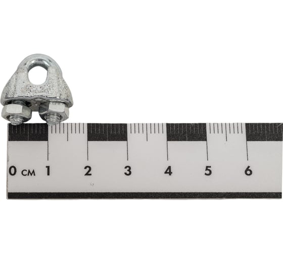 Зажим для троса REXANT оцинкованный, d3/4 мм, DIN 741, 100 шт. 09-5603