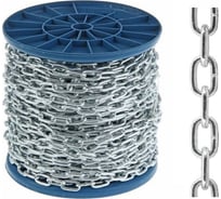Короткозвенная цепь МЕТАЛЛСЕРВИС DIN 766, 1.5 мм, оцинкованная, 100 м 1232301 21528976
