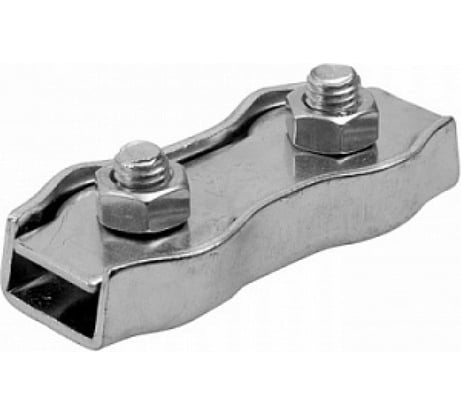 Канатный двойной зажим КРЕП-КОМП Duplex 8 мм, 1 шт. зд8мф