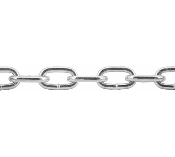 Сварная цепь STARFIX короткозвенная оцинкованная SLC M8 DIN 766 бухта 10 м SMP-63688-10 1