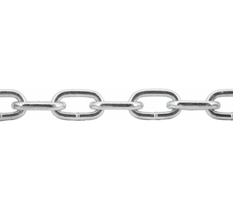 Сварная цепь STARFIX короткозвенная оцинкованная SLC M6 DIN 766 бухта 20 м SMP-63686-20