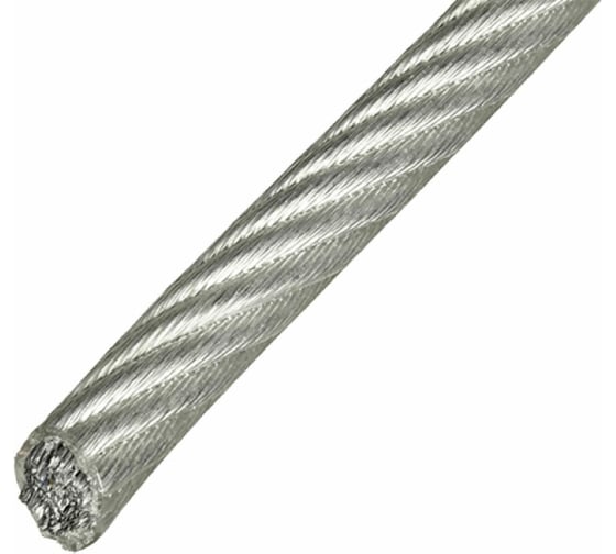 Стальной трос в ПВХ оплетке BEFAST DIN 3055, 3/4, 20 м TCPVC030420S