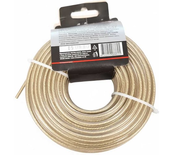 Стальной трос с ПВХ-покрытием MAESTRO D4 мм, L20 м, прозрачный 69552-1 1