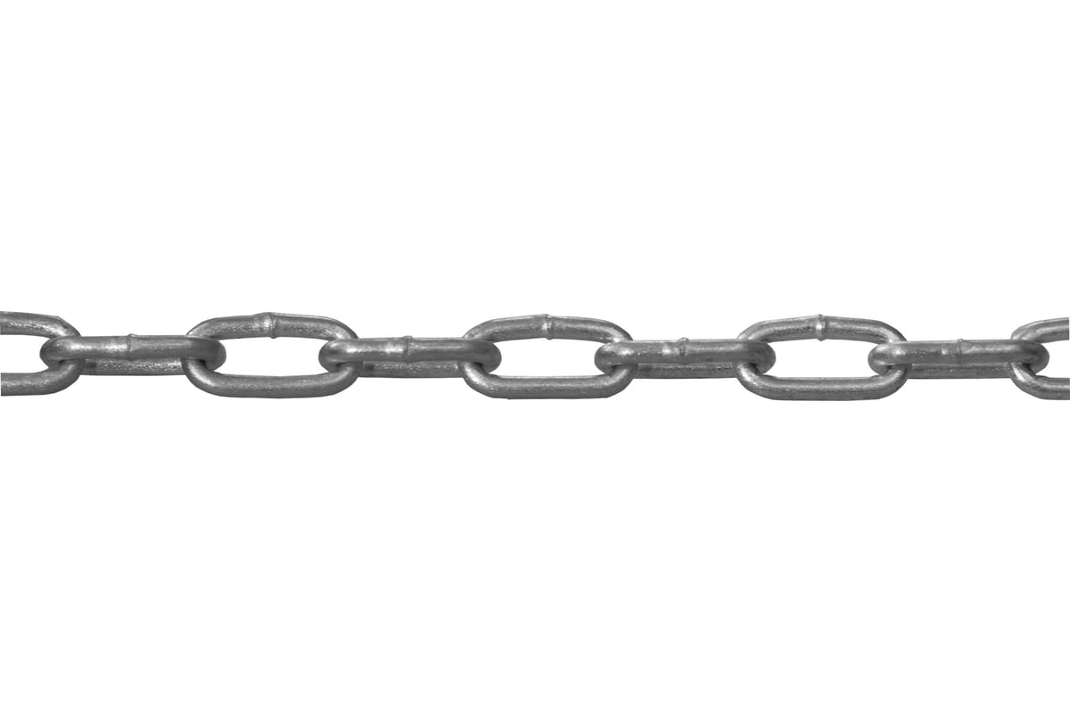 Короткозвенная цепь Невский Крепеж DIN 766 4 мм, 5 м 822677 - выгодная ...