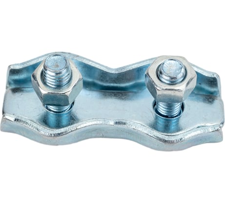 Двойной зажим для стальных канатов STARFIX 4 мм, duplex, 4 шт. SMM1-42871-4