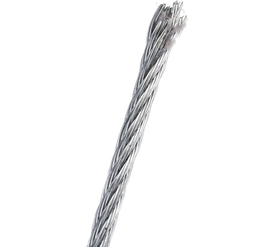 Стальной оцинкованный трос Netlink DIN 3055 2 мм, 200 м 00000000055