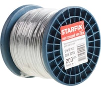 Стальной трос в ПВХ STARFIX SWR М10, PVC М12, DIN 3055, бухта 100 м SMP-54692-100