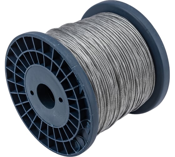 Стальной трос в ПВХ STARFIX SWR М1, PVC М2, DIN 3055, бухта 200 м SMP-53692-200