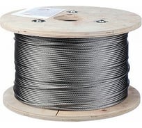 Трос для растяжки КРЕП-КОМП нержавейка ART 8379 7x7 А2 8 мм, 100 метров трн8