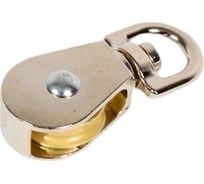 Одинарный стальной блок с никельным роликом BEFAST с вертлюгом, 3/4, 20 мм, 2 шт. BOMN202S