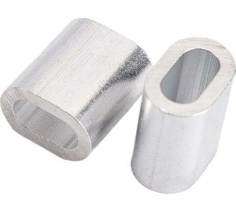 Алюминиевый зажим для стальных канатов BEFAST din 3093, 4 мм, 10 шт. ZAL0410S