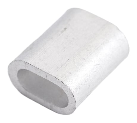 Алюминиевый зажим для стальных канатов BEFAST din 3093, 2 мм, 10 шт. ZAL0210S