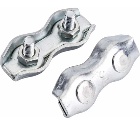 Двойной зажим для стальных канатов BEFAST duplex, цинк, 3 мм, 20 шт. DU320S