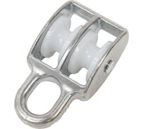 Двойной блок Bohrer пластик, цинк, 20 мм, под трос 6 мм BDP-20 24699105