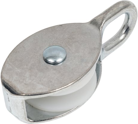 Одинарный блок Bohrer пластик, цинк, 1 1/2" 40 мм, под трос 9 мм, 1 шт. BOP-40