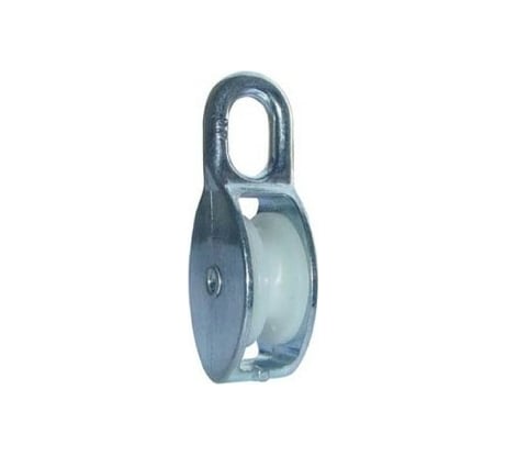 Одинарный блок Bohrer пластик, цинк, 1" 25 мм, под трос 7 мм, 1 шт. BOP-25