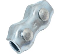 Двойной зажим для стальных канатов vipкрепеж duplex 4 мм, 2 шт. 22306 VIP