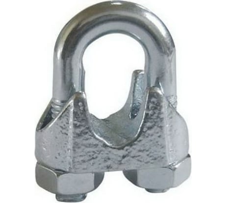 Зажим для стальных канатов vipкрепеж оцинкованный, 8 мм, 1 шт. 17808 VIP