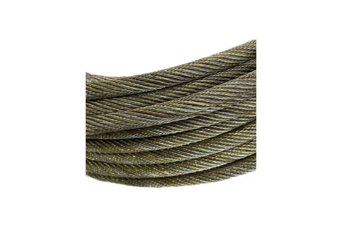 Стальной канат КанТраст DIN 3069, ф 8 мм, 30 м, оцинкованный OD8303069 ...