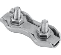 Двойной зажим для троса Промрукав D 4 мм, Duplex, 100 шт. PR08.3889