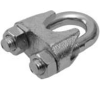 Зажим троса DIN 741 оцинкованный 8 шт. (19 мм; ТФ5) Зубр 4-304415-19