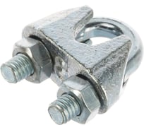 Зажим троса DIN 741 оцинкованный 60 шт. (8 мм; ТФ5) Зубр 4-304415-08