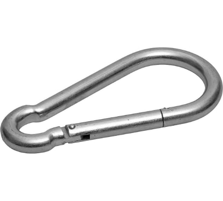 Карабин оцинкованный DIN 5299С 50 шт. (5 мм; ТФ5) Зубр 4-304545-05