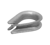 Коуш Зубр DIN 6899, оцинкованный, 5 мм, ТФ6, 2 шт 4-304496-05