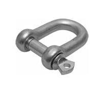 Скоба такелажная прямая 25 шт. (8 мм; ТФ5) Зубр 4-304515-08