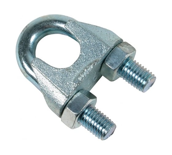 Канатный зажим КРЕП-КОМП DIN 741, м16, 25 шт. П зк16фП 1