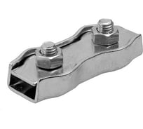 Двойной канатный зажим КРЕП-КОМП Duplex 5 мм, 500 шт. зд5