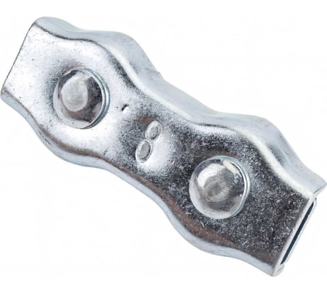 Двойной зажим для стальных канатов STARFIX 8 мм, duplex SM-42875-1