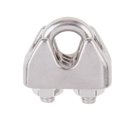 Зажим для стальных канатов STARFIX М4, нержавеющая сталь А4, 4 шт. SMZ1-02259-4