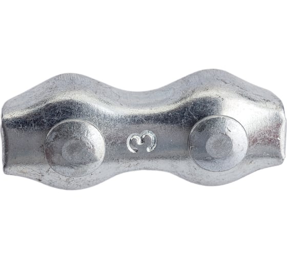 Канатный двойной зажим КРЕП-КОМП Duplex м3 100шт зд3ф