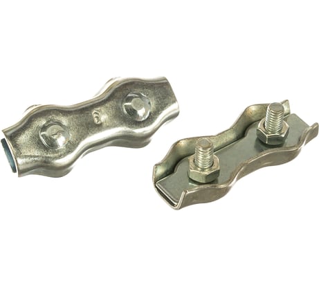 Канатный двойной зажим КРЕП-КОМП Duplex м6 25шт зд6ф