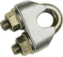 Зажим троса ЦКИ DIN 1142, 16 мм, цинк, 2 шт. 21044